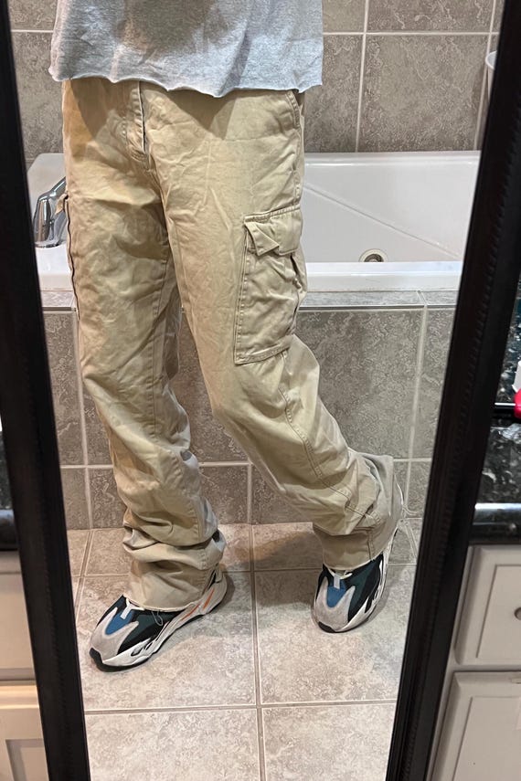 Cargo Pants 700 Yeezy Outfit Custom Stacked Cargo Pants