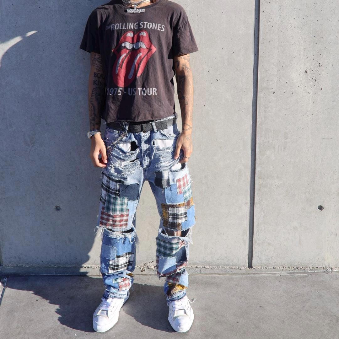 Slim Fit Best Jeans Reddit Streetwear DDAPJ Pyju Ripped Jeans For