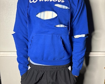 Sudadera con capucha a cuadros personalizada