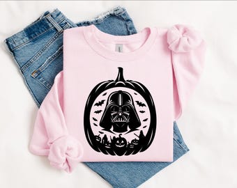 Star Wars Halloween Sweatshirt: Darth Vader Pumpkin Crewneck