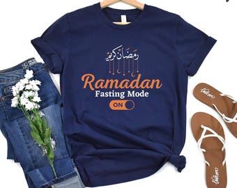 Ramadan Kareem T-Shirt: Islamic Fasting Mode Tee, Eid Gift