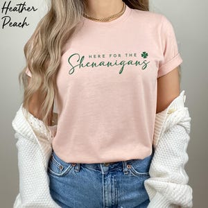 Shenanigans St Patrick&#39;s Day Tee: Lucky Clover Graphic T-Shirt