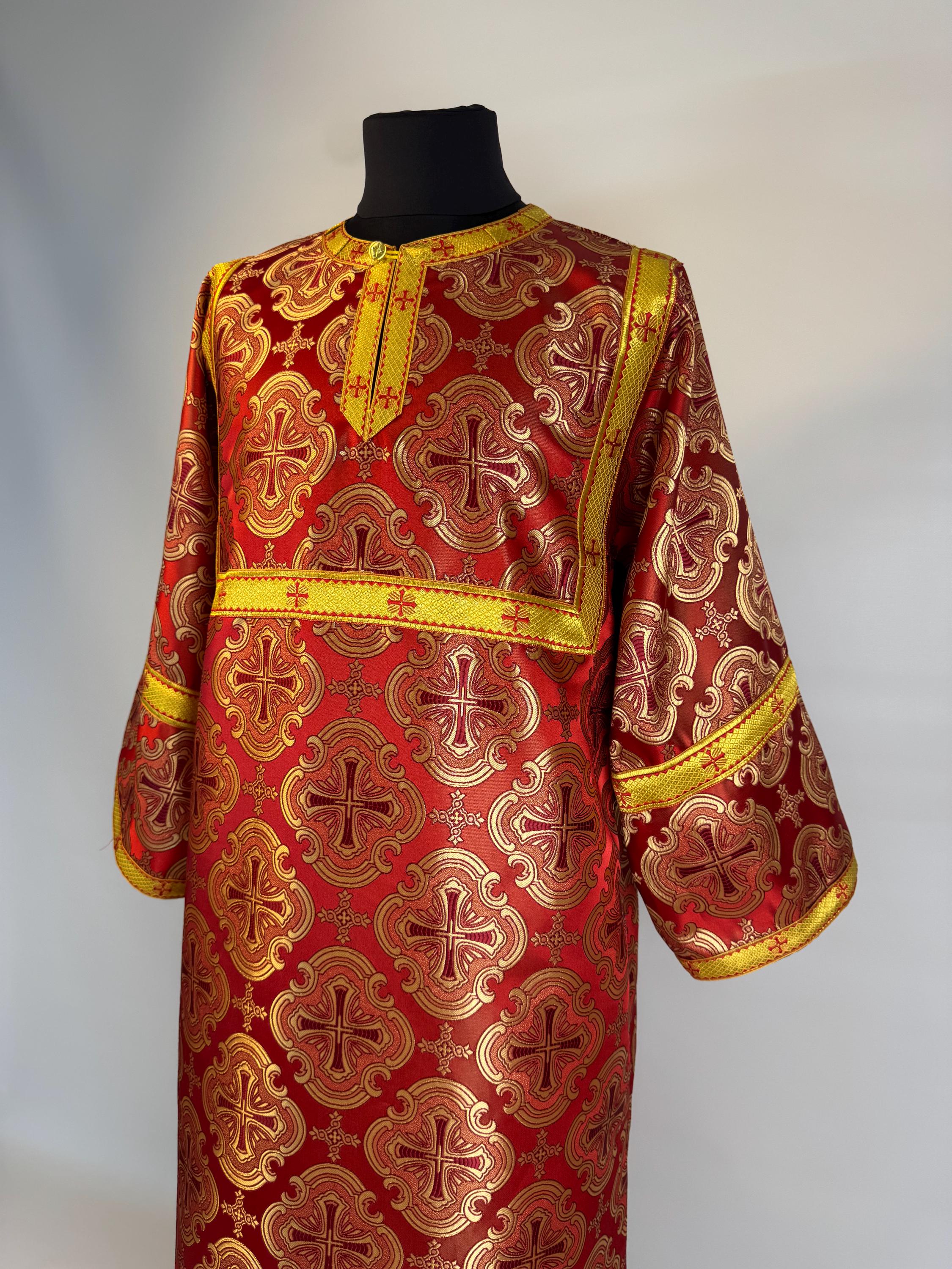 Russian Orthodox Robe Runes Custom Orthodox Altar Server Robe | Liturgical Sticharion - Etsy