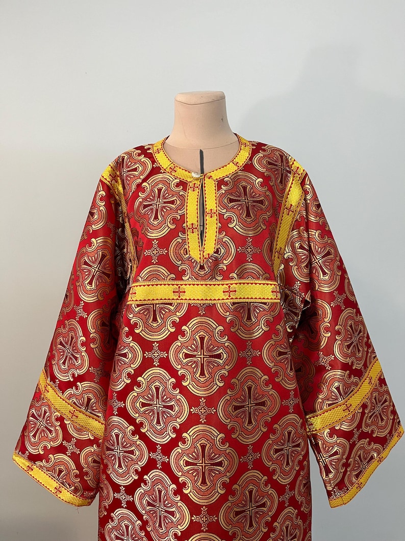 Russian Orthodox Robe Runes Custom Orthodox Altar Server Robe | Stikharion Dalmatic | Lector ...