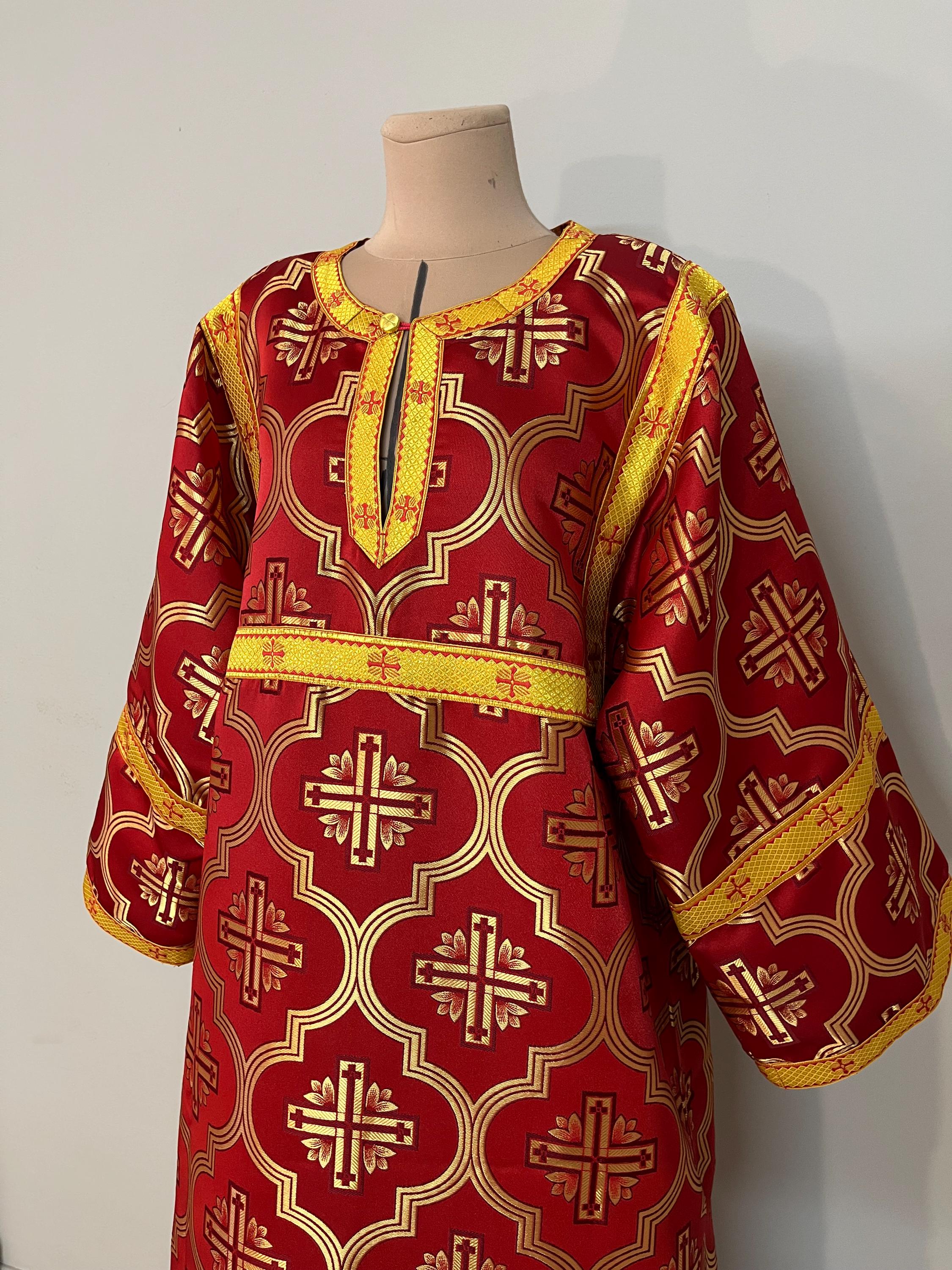 Russian Orthodox Robe Runes Orthodox Altar Server Stikharion | Custom Liturgical Robe - Etsy