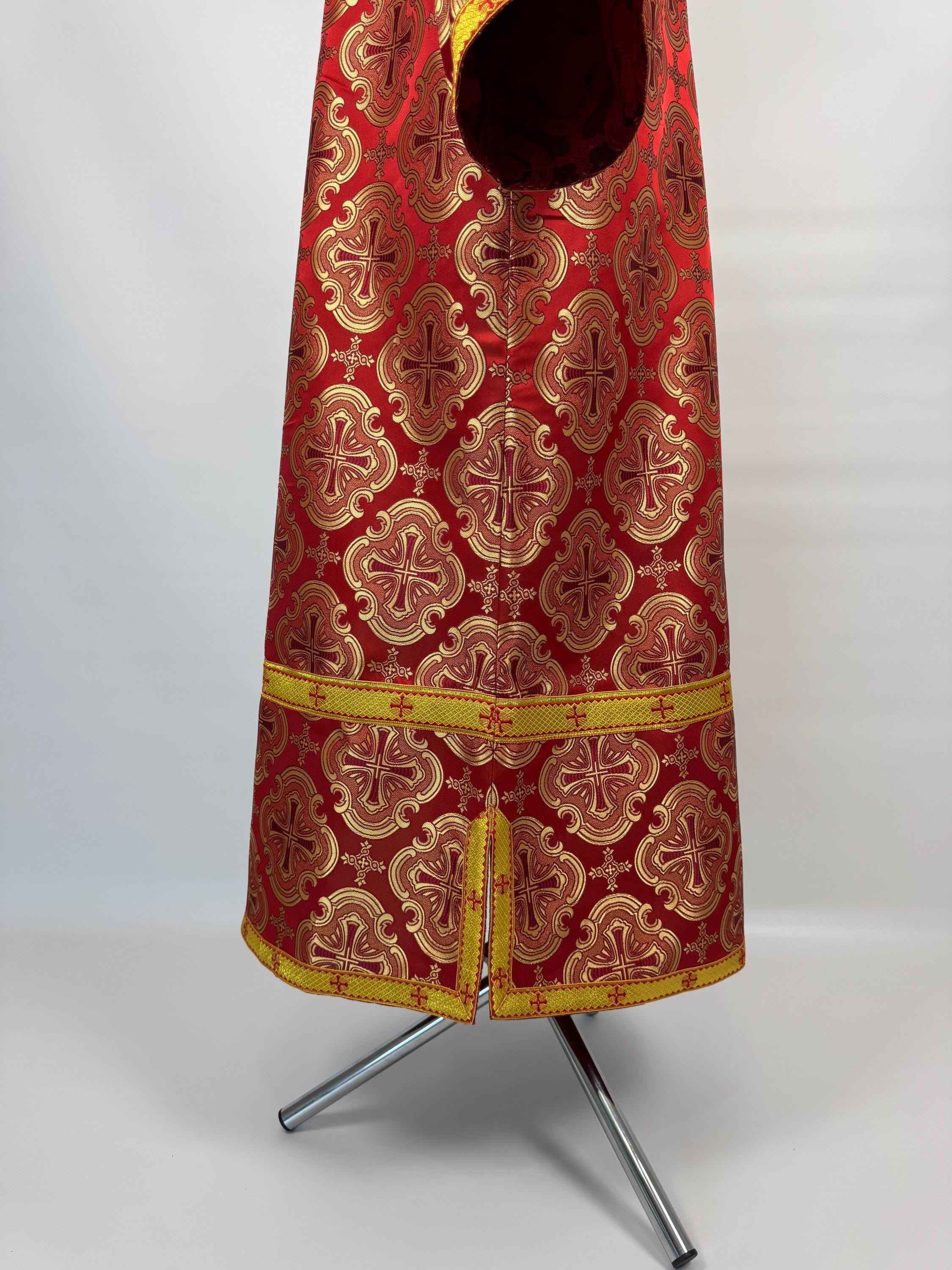 Russian Orthodox Robe Runes Custom Orthodox Altar Server Robe | Liturgical Sticharion - Etsy