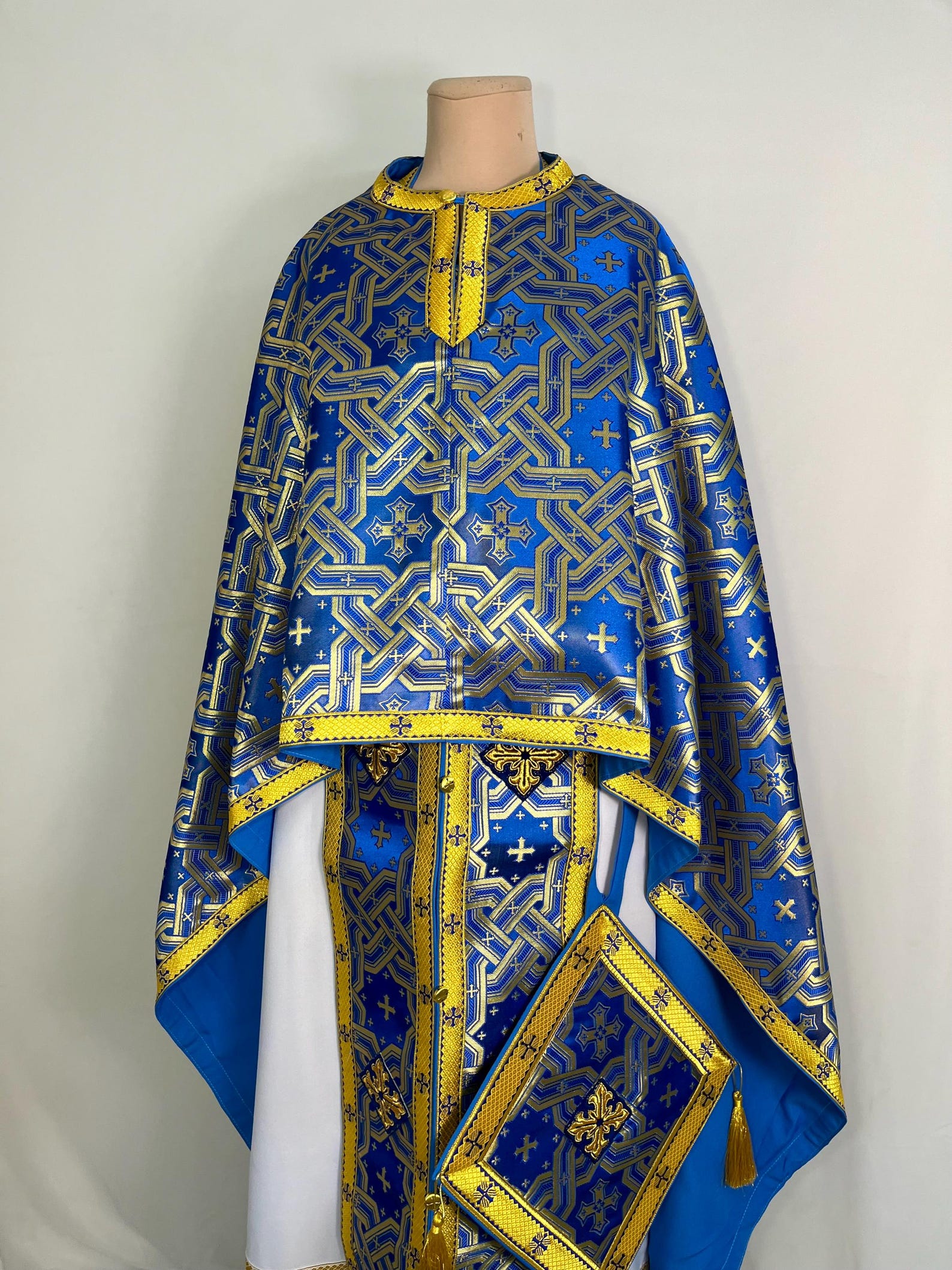Orthodox Schema Robe Greek Orthodox Priest Vestments | Liturgical Robe Set - Etsy