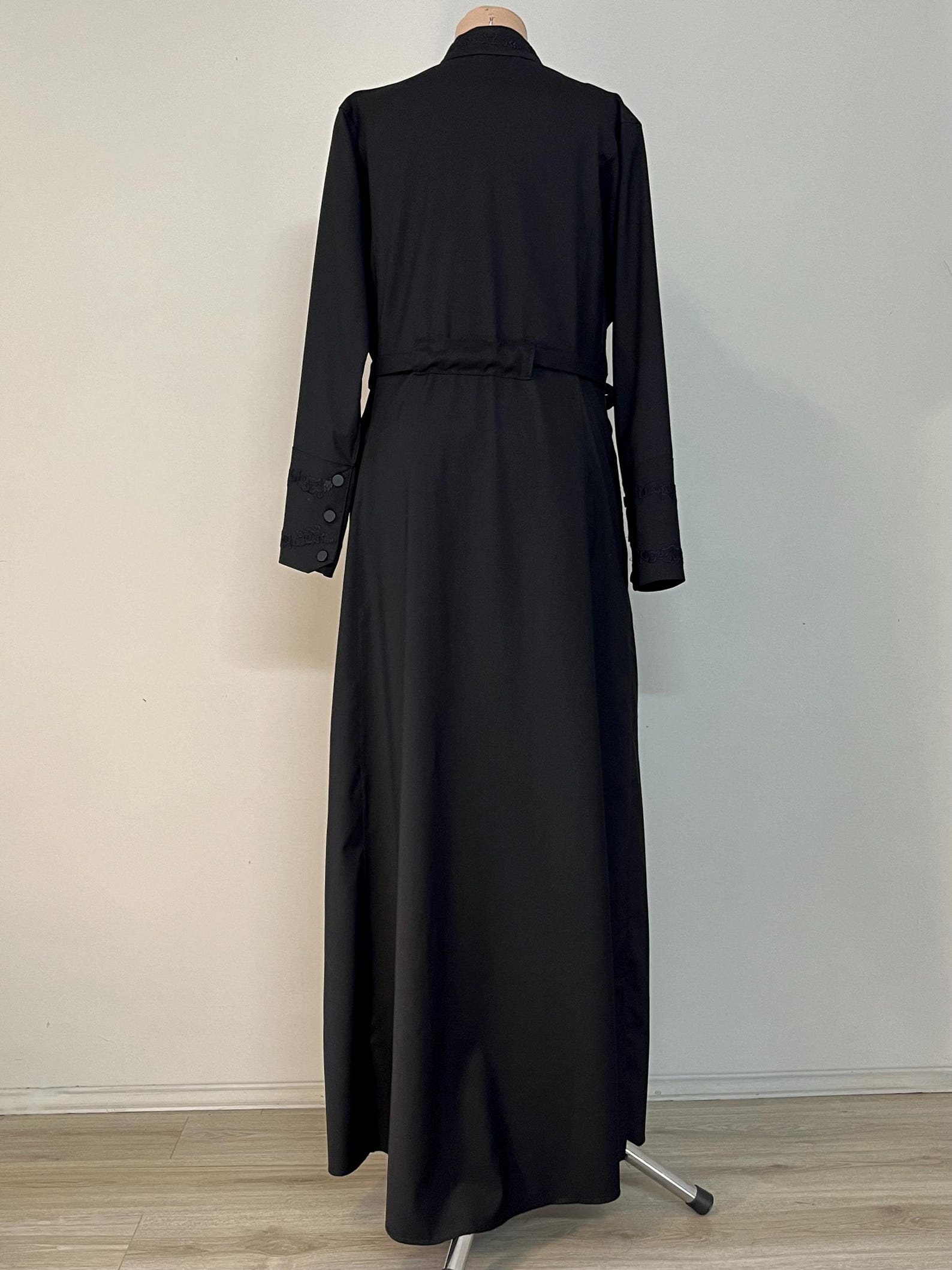 Cassock Style Robe Black Greek Style Cassock | Embroidered Priest Undercassock Robe - Etsy