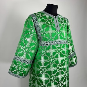 Custom Orthodox Altar Server Robe | Green Stikharion