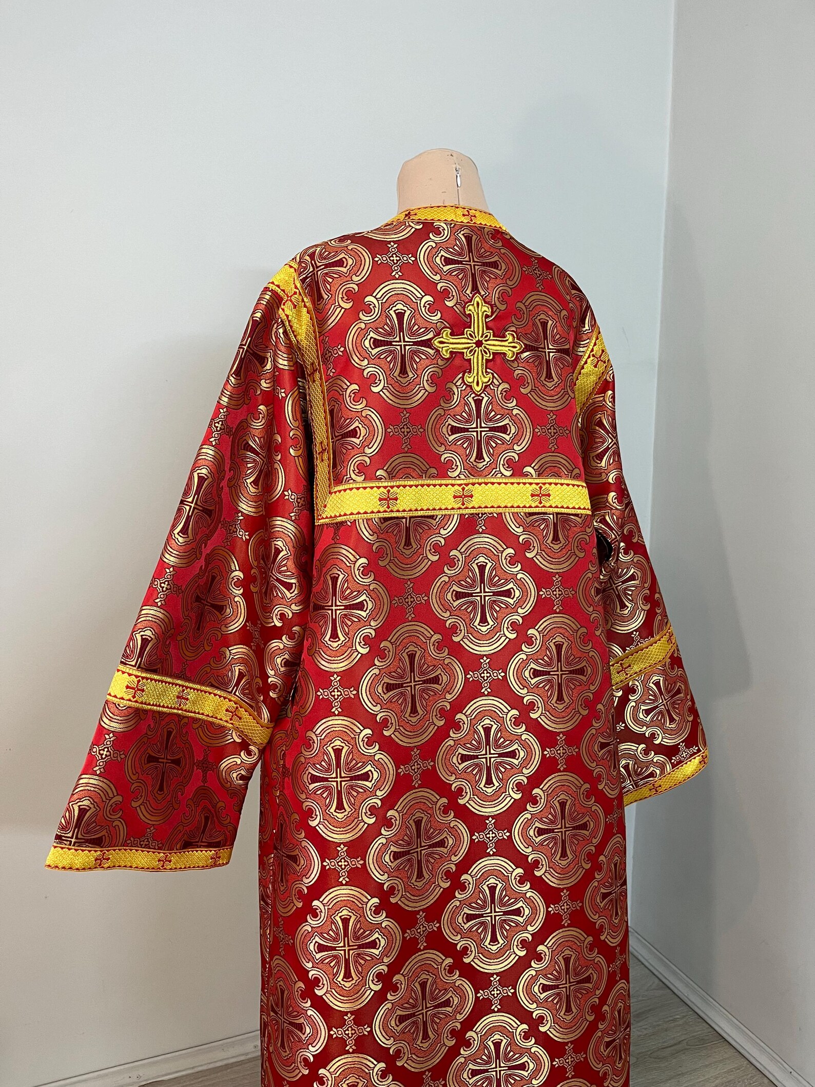 Russian Orthodox Robe Runes Custom Orthodox Altar Server Robe | Stikharion Dalmatic | Lector ...