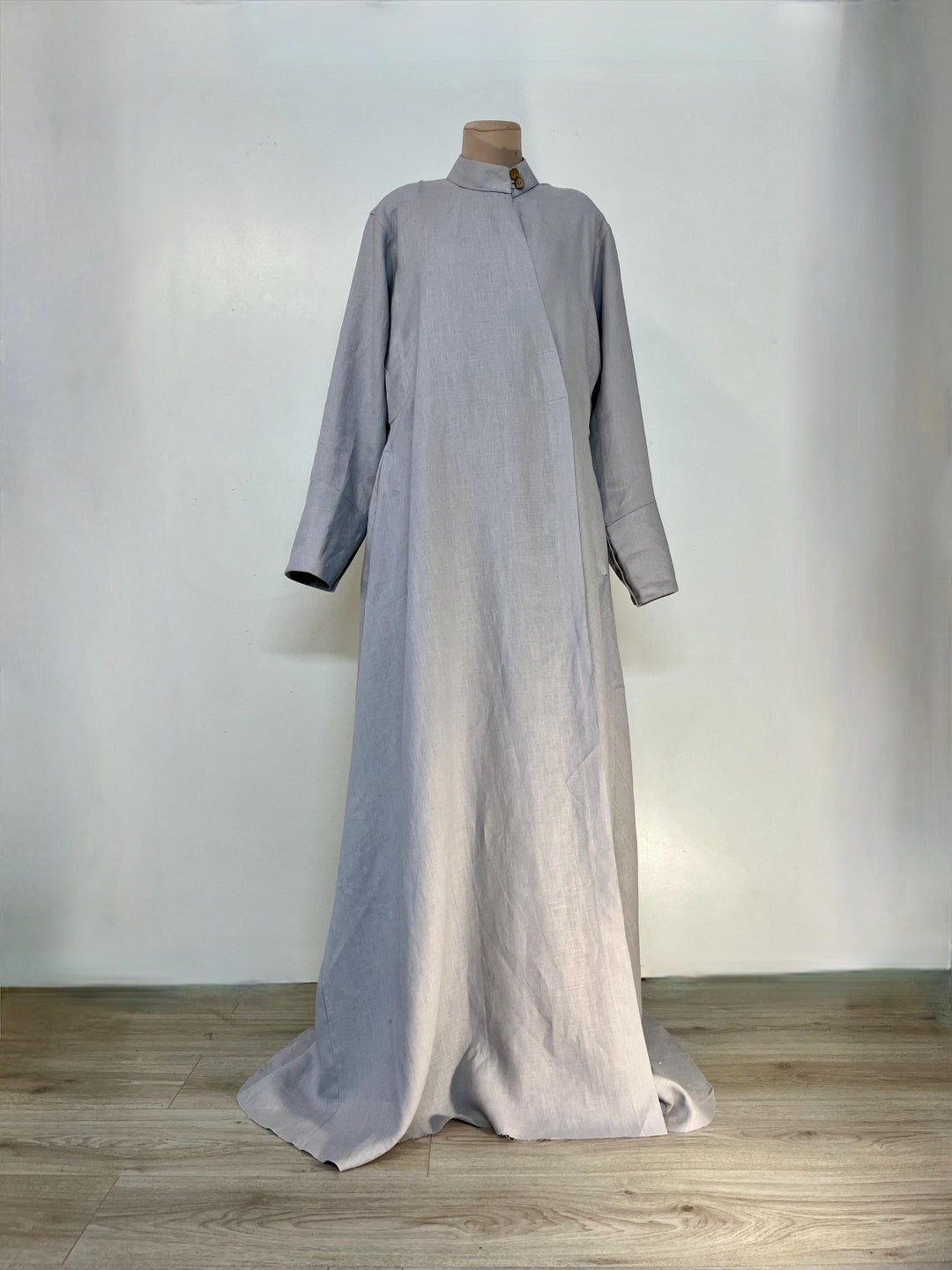Cassock Style Robe Linen Orthodox Cassock | Slavic Style Clergy Robe - Etsy