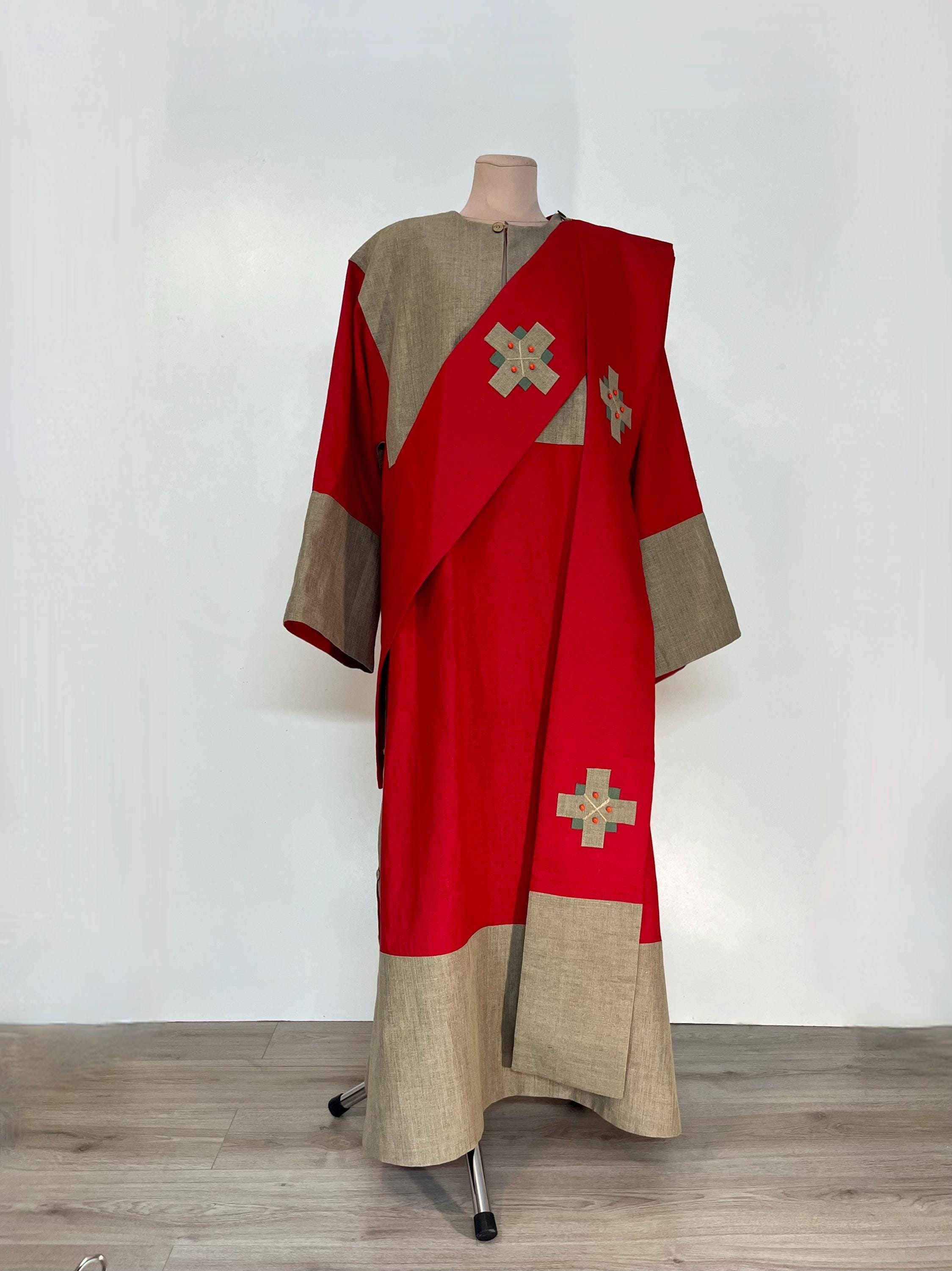 Protodeacon Protodeacon's Sticharion Made of 100% Linen | Unique Deacon's Set of ...