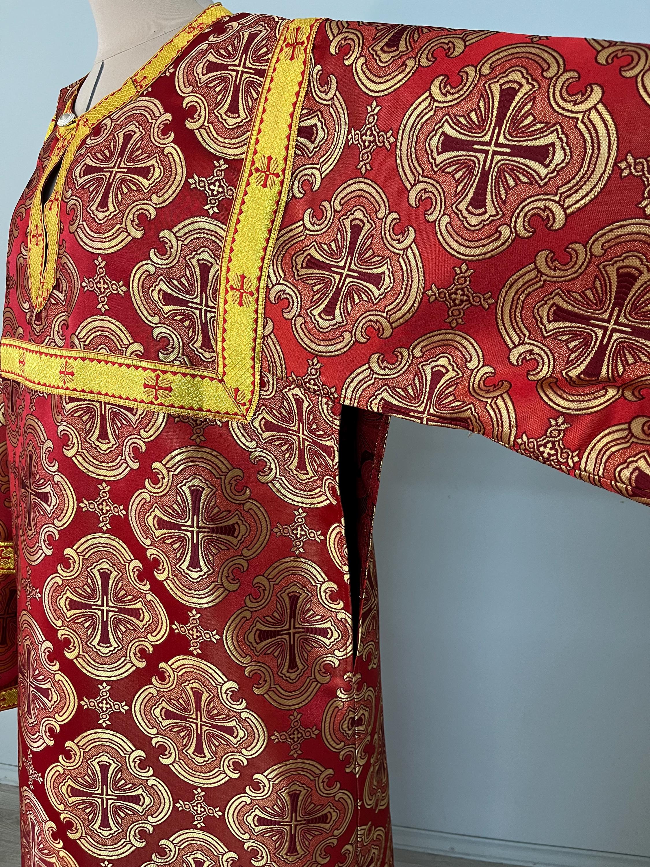 Russian Orthodox Robe Runes Custom Orthodox Altar Server Robe | Stikharion Dalmatic | Lector ...