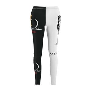 Leggings, Harlequeens Jester Sexy Crooked Kings Patterned Women&#39;s Pants, Yoga Workout Tights, Halloween Cosplay Costume, Performance