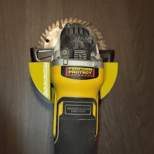 Angle Grinder Mount |Tool Holder | Customizable & Sturdy Grinder Stand | Makita, DeWalt, Milwaukee, Erbauer, Bosch, Ryobi