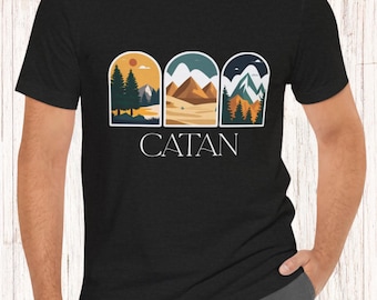 Camiseta de fan de Catán, camiseta de juego de mesa, camiseta unisex, regalo para una noche de juegos, camiseta de manga corta / Camiseta de juego de mesa de Catán / Regalo para jugadores de Catán