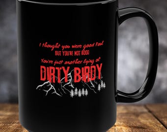 Cita de Misery / Cita de Dirty Bird de Misery / Stephen King / Misery de Stephen King / Cita de película de terror / Taza para fanáticos del terror / Halloween