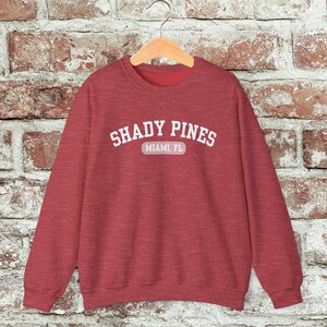 Shady Pines Miami, FL Sweatshirt, Cozy Crewneck for Fall, Golden Girls Top, Sweater for Golden Girls Fans, Shady Pines Collegiate Style