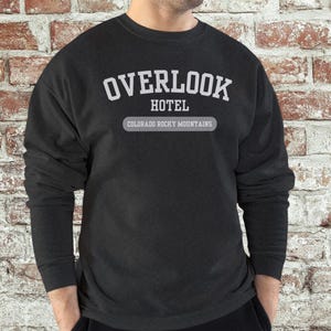 Overlook Hotel from The Shining Crewneck Hanes Sweatshirt - Horror Movie Lovers, Halloween, Scary Movie Fans, Gift for fans of The Shining