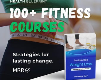 100+ Fitness & Health Courses | Weight Loss, Muscle Growth, Nutrition | MRR, PLR, Fitness video courses, Diet, Strength Training, Yoga