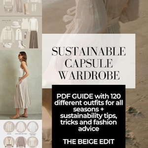 Sustainable Capsule Wardrobe Guide: 120 Timeless Looks for Every Season - The Beige Edit