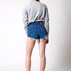 Lee Vintage Dark Wash Summer Shorts Size 24 image 3