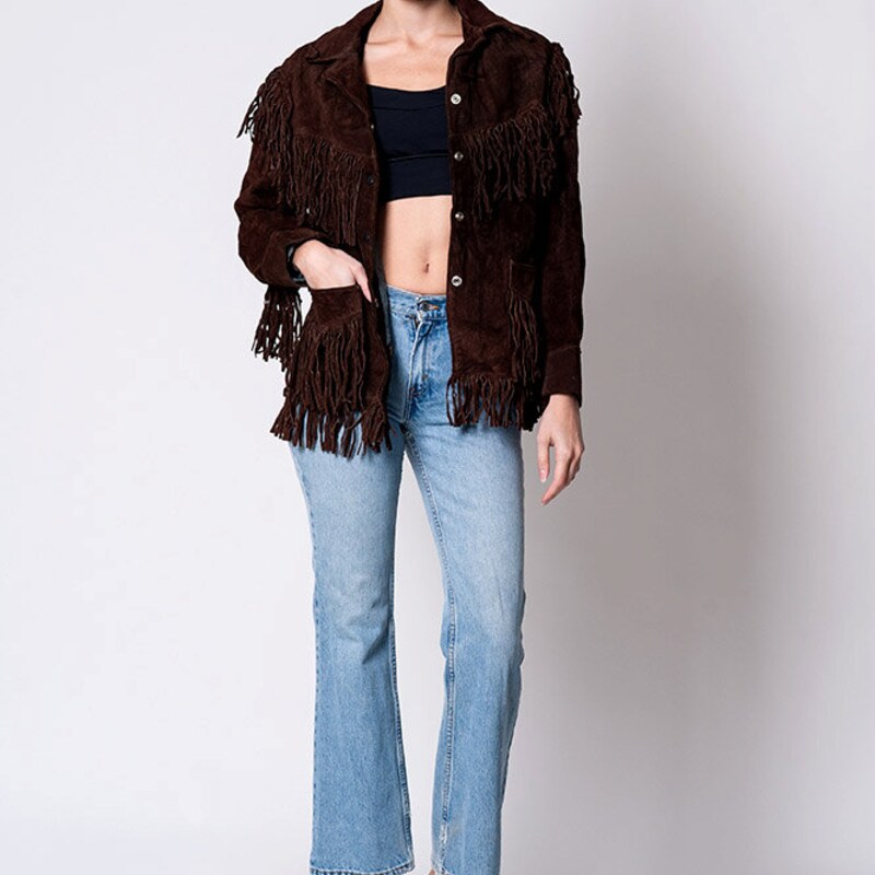 Cheyenne Brown Suede Jacket