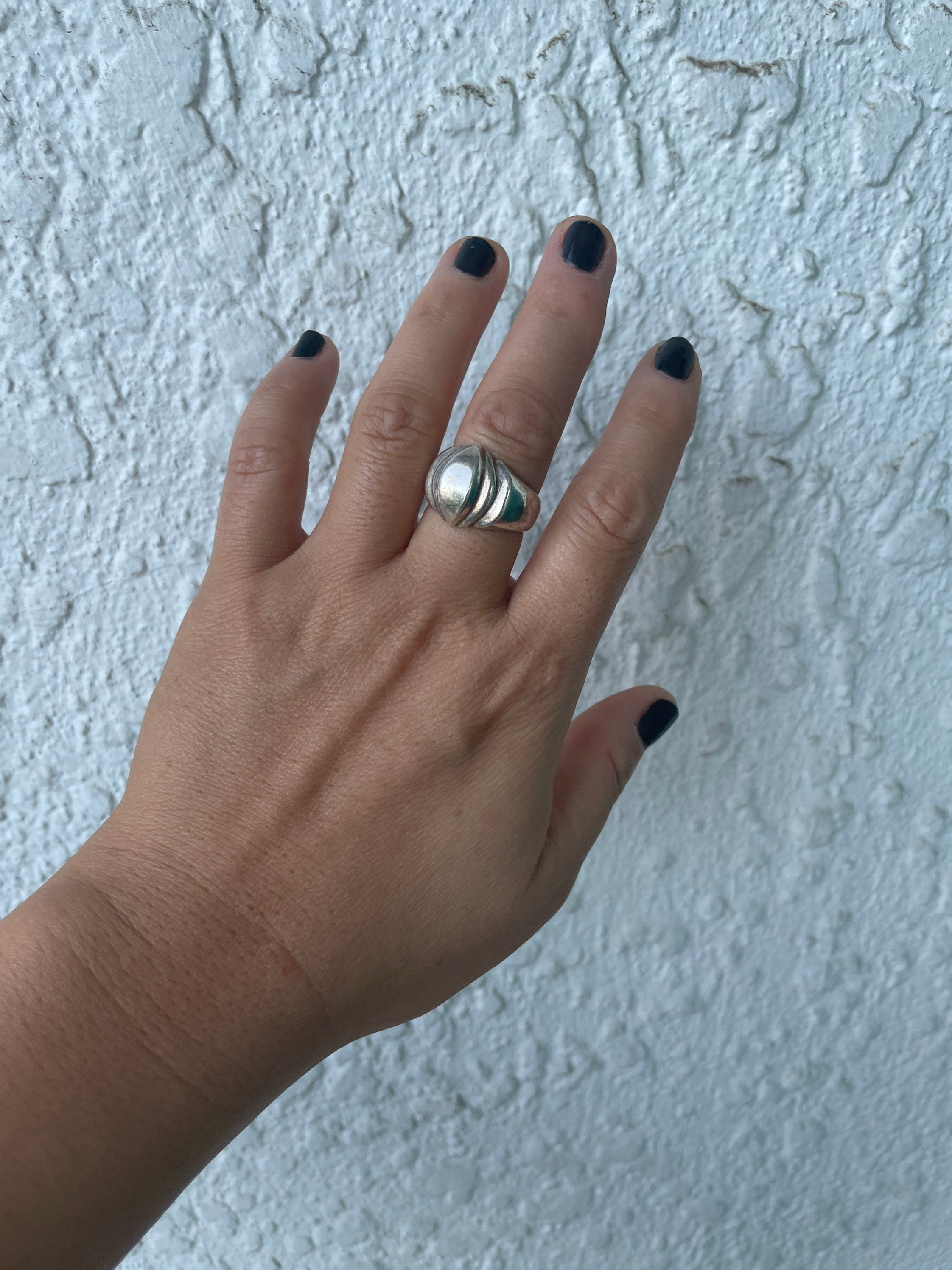 Mexico Sterling Silver 925 Modernist Vintage Ring Size 8 - Etsy Canada