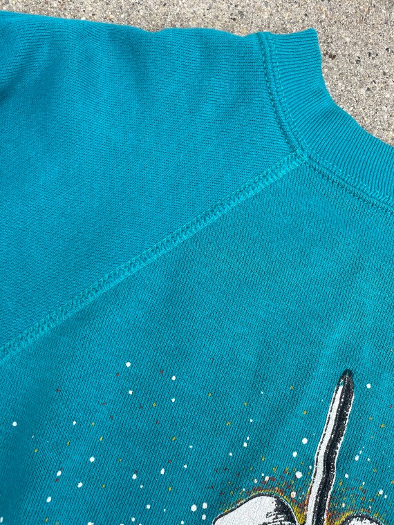 NASA Kennedy Space Center Teal 50/50 Crewneck Vintage… - Gem