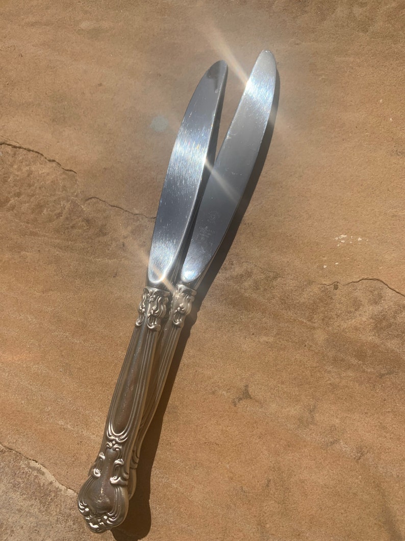 Sterling Silver Gorham Knife Set Chantilly Place Setting Flatware