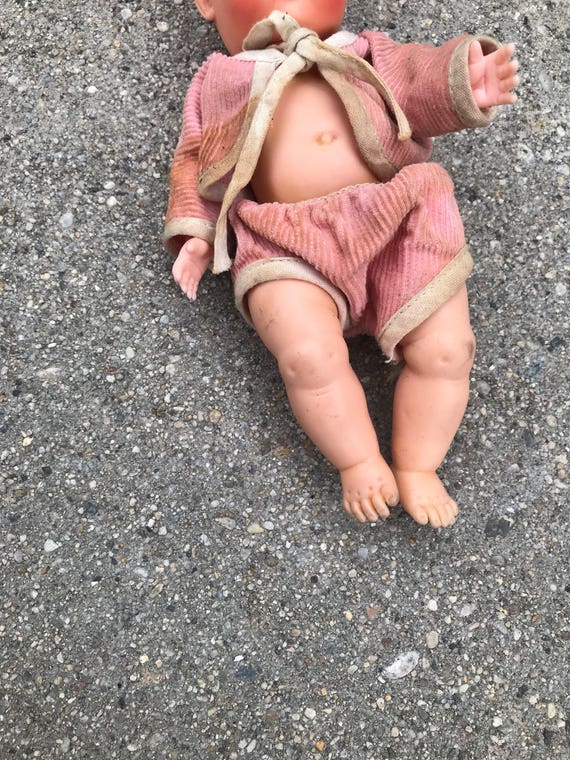 The Vintage Collectible Baby Doll in Pink Corduro… - image 9