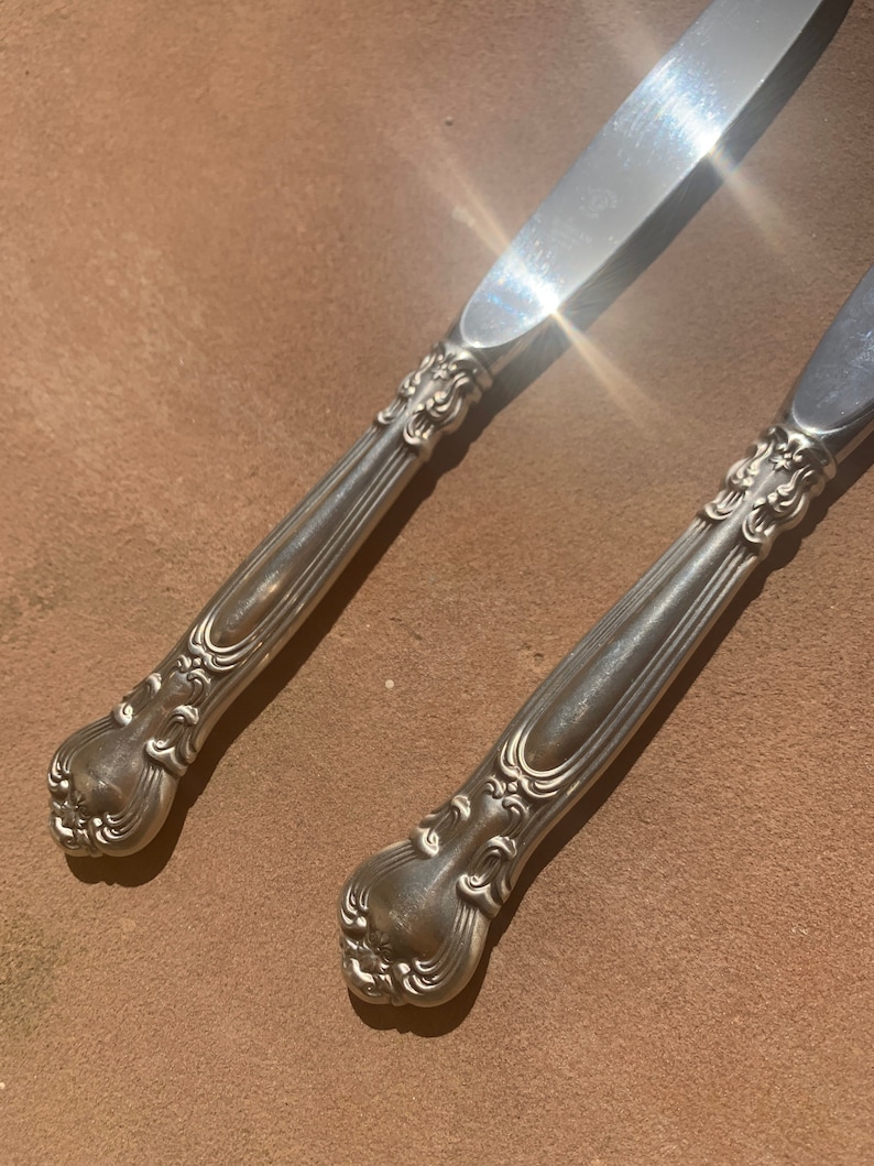 Sterling Silver Gorham Knife Set Chantilly Place Setting Flatware