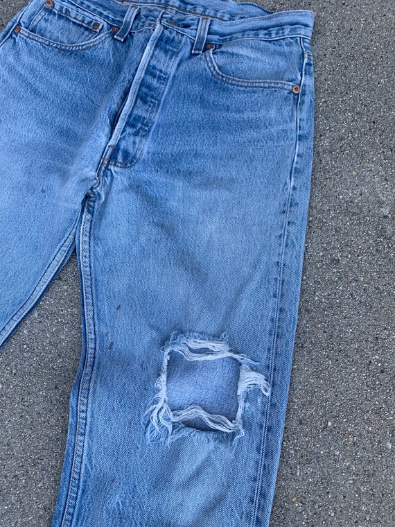 Levis Levi Strauss Light Wash Made in USA Vintage Blue | Etsy