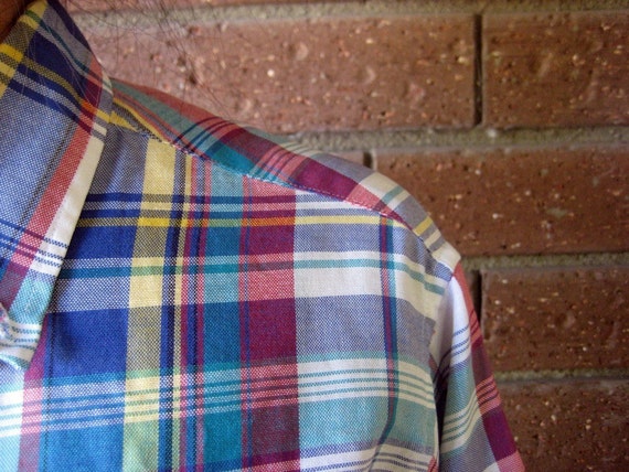 Multicolored Plaid Shirt