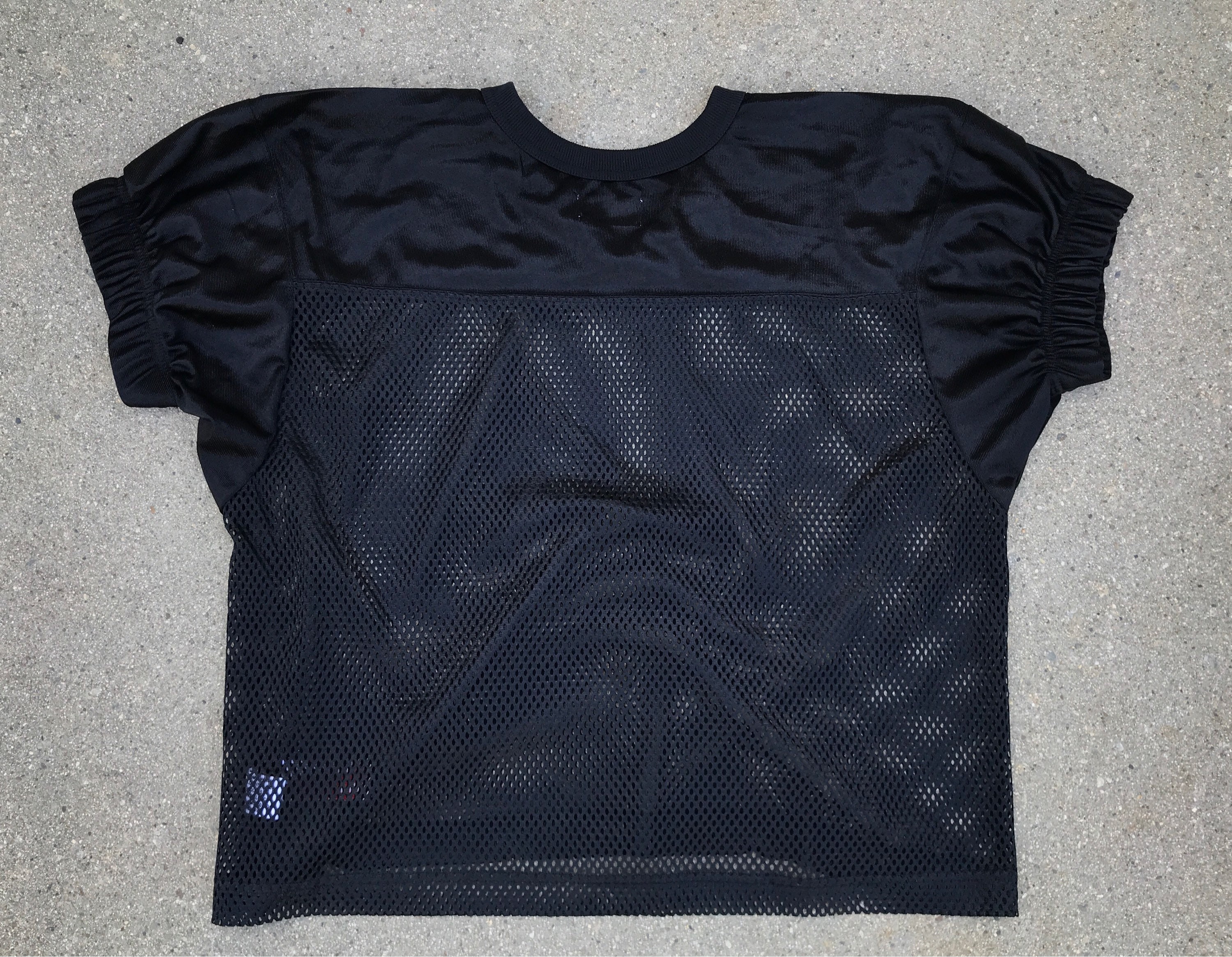 Riddell Black Mesh Athletic Football Vintage Jersey Tee Tshirt Etsy