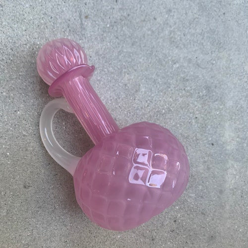 Pink Glass Midcentury Modern Vintage Olive Oil shops Dispenser Wine Decanter Cruet