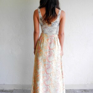 Vintage Pastel Floral Skirt image 1