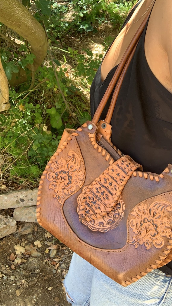 Buy Vintage Travel Bag, Moroccan Bags Vintage, Moroccan Leather Bags,  Moroccan Handmade Bags, Large Travel Bag, Women Bags, Carabao Online in  India - Etsy