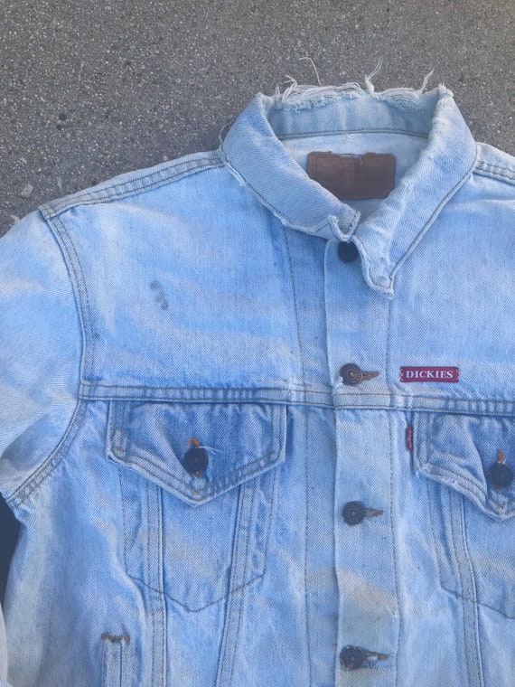 Levis Dickies Light Wash Vintage Jean Jacket Deni… - image 1