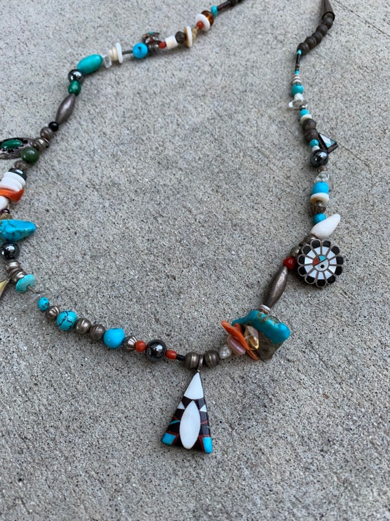 Carolyn Pollack CP Sterling Turquoise and Seashell