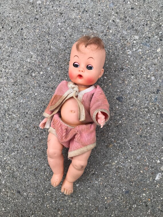 The Vintage Collectible Baby Doll in Pink Corduro… - image 7