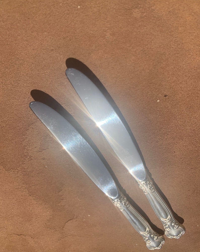 Sterling Silver Gorham Knife Set Chantilly Place Setting Flatware