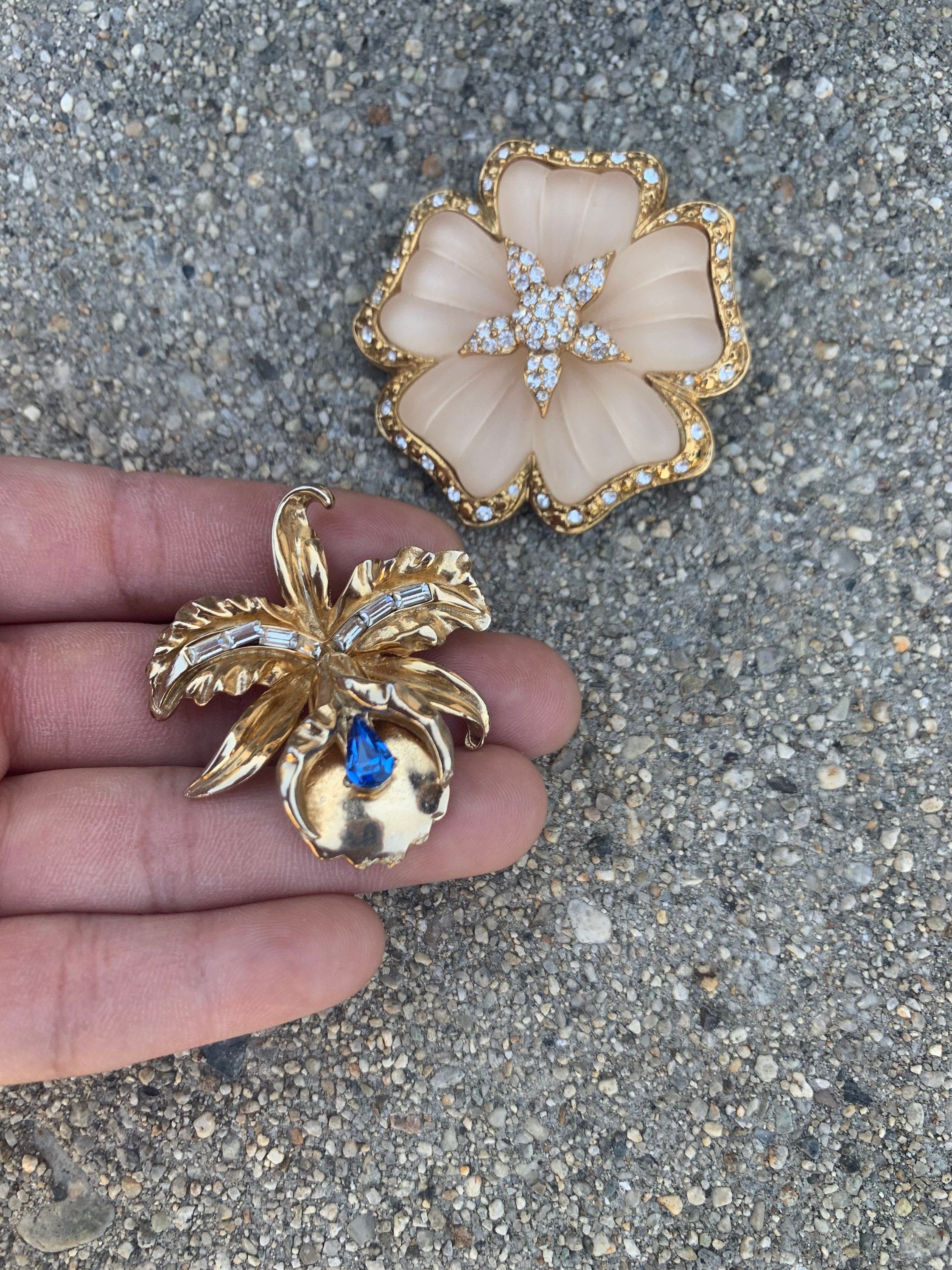 Blue Coro Brooch - Etsy
