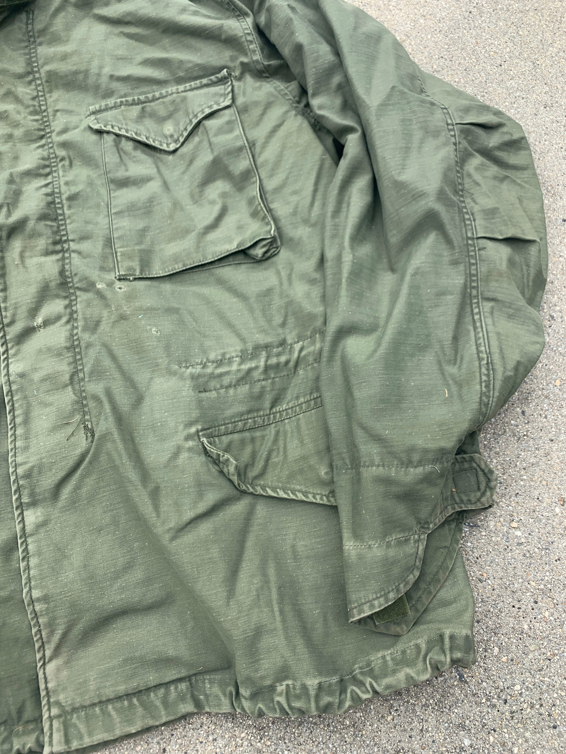 Green Utility Army Military Vintage Jacket Coat | Etsy