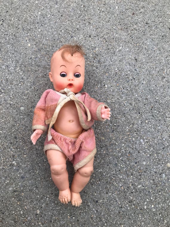 The Vintage Collectible Baby Doll in Pink Corduro… - image 4