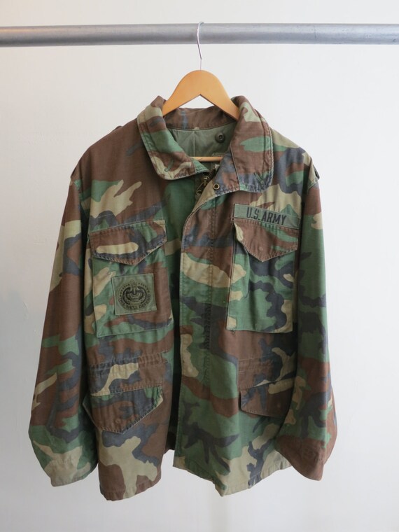 Camoflage Camo Print We'll Defend Vintage US Army 