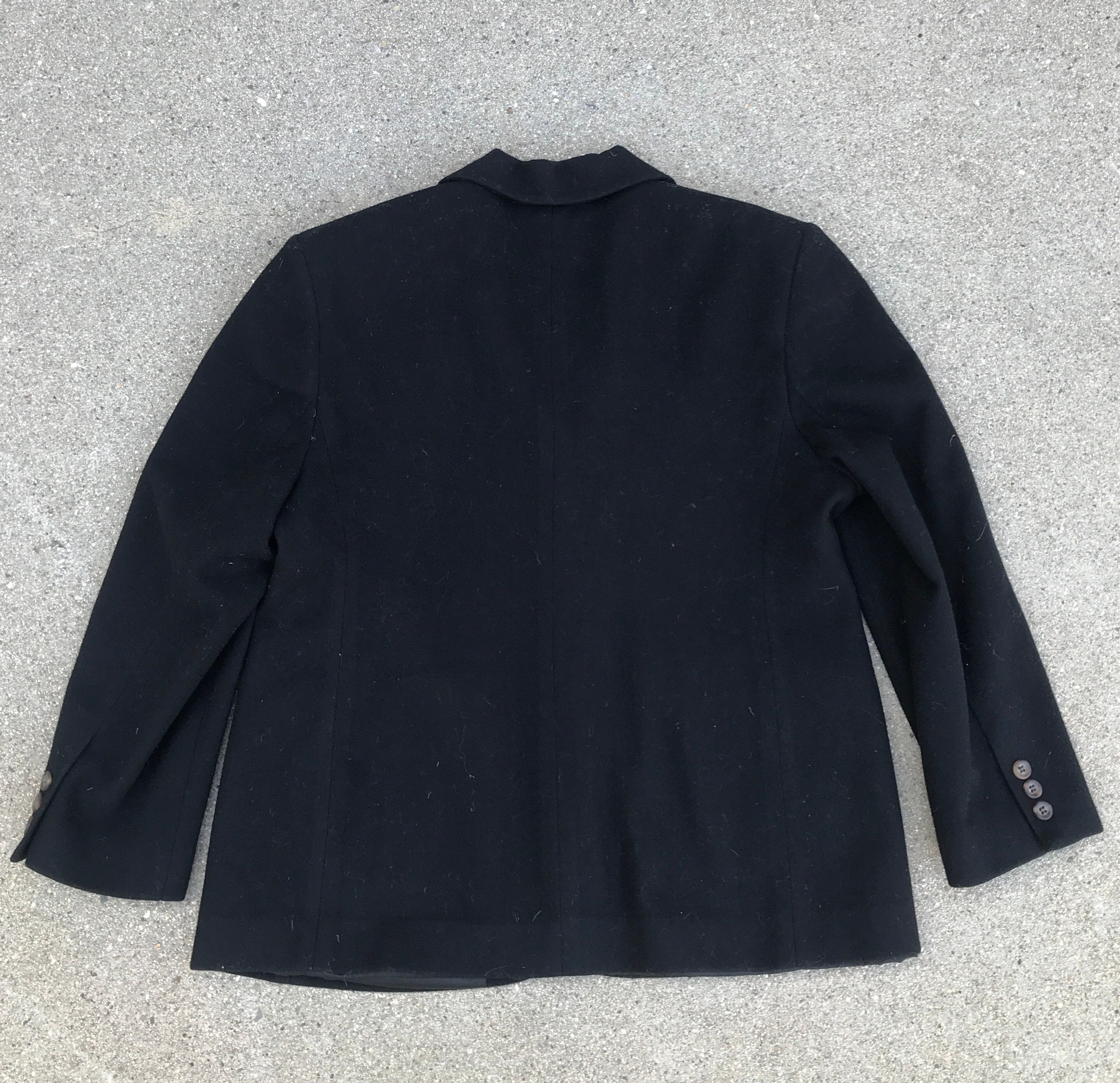 L.L. Bean Black Wool Vintage Blazer Jacket Size 8P - Etsy