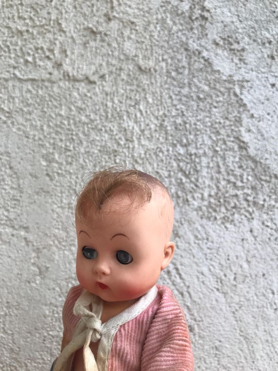 The Vintage Collectible Baby Doll in Pink Corduro… - image 6