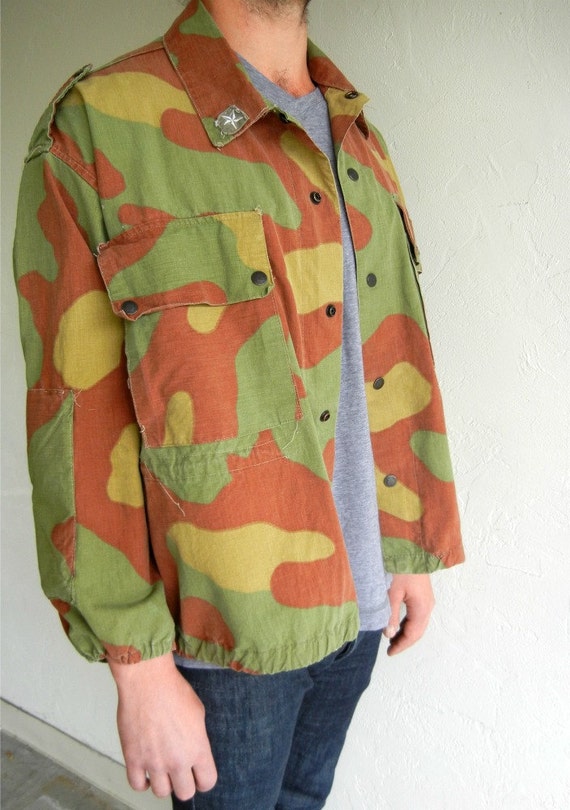 Camo Print Camoflage Vintage Field Jacket - image 2