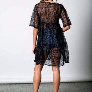 The Black Lace Babydoll Dress image 4